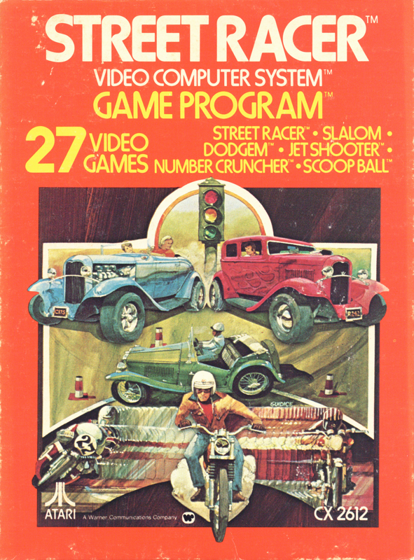 Race [Telegames Text Label] box art for Atari 2600